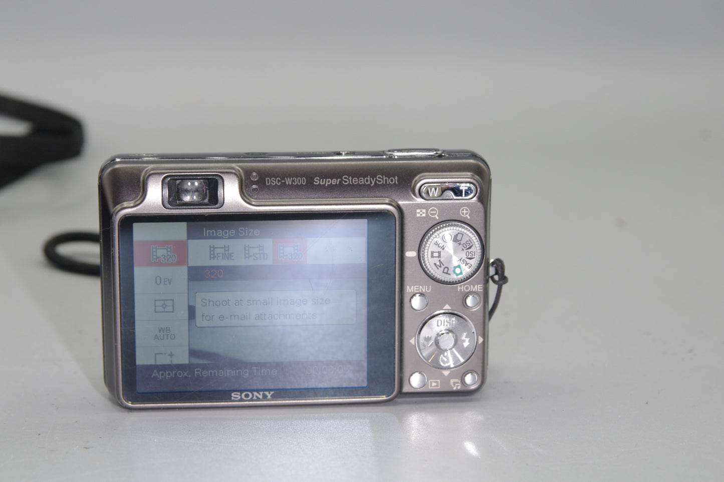 Sony DSC-W300 Titanium 13.6 MP Digital Compact Camera - Excellent