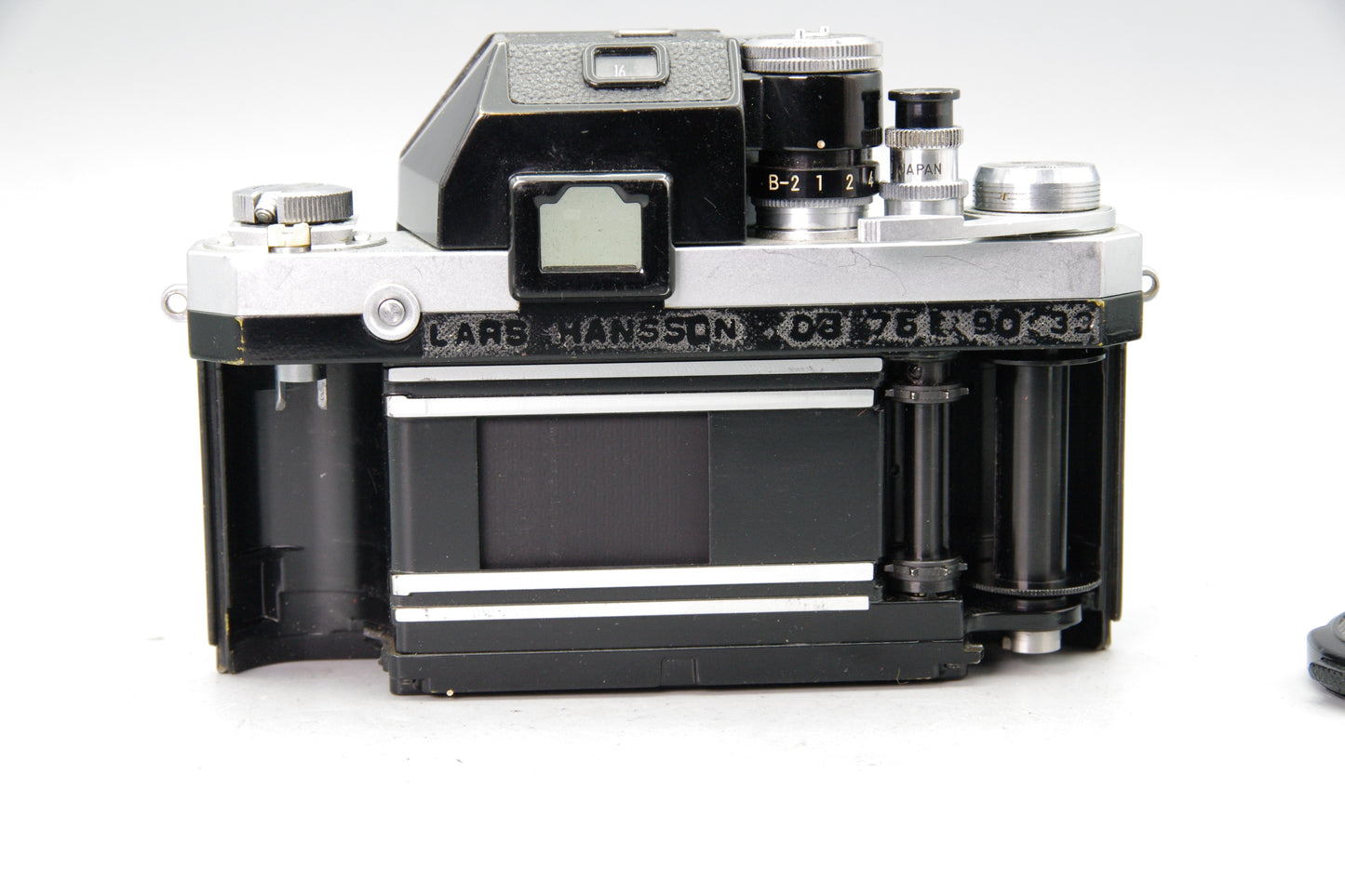 Nikon F Photomic 35mm SLR with Nikkor‑S 5cm f2 Lens and Hood