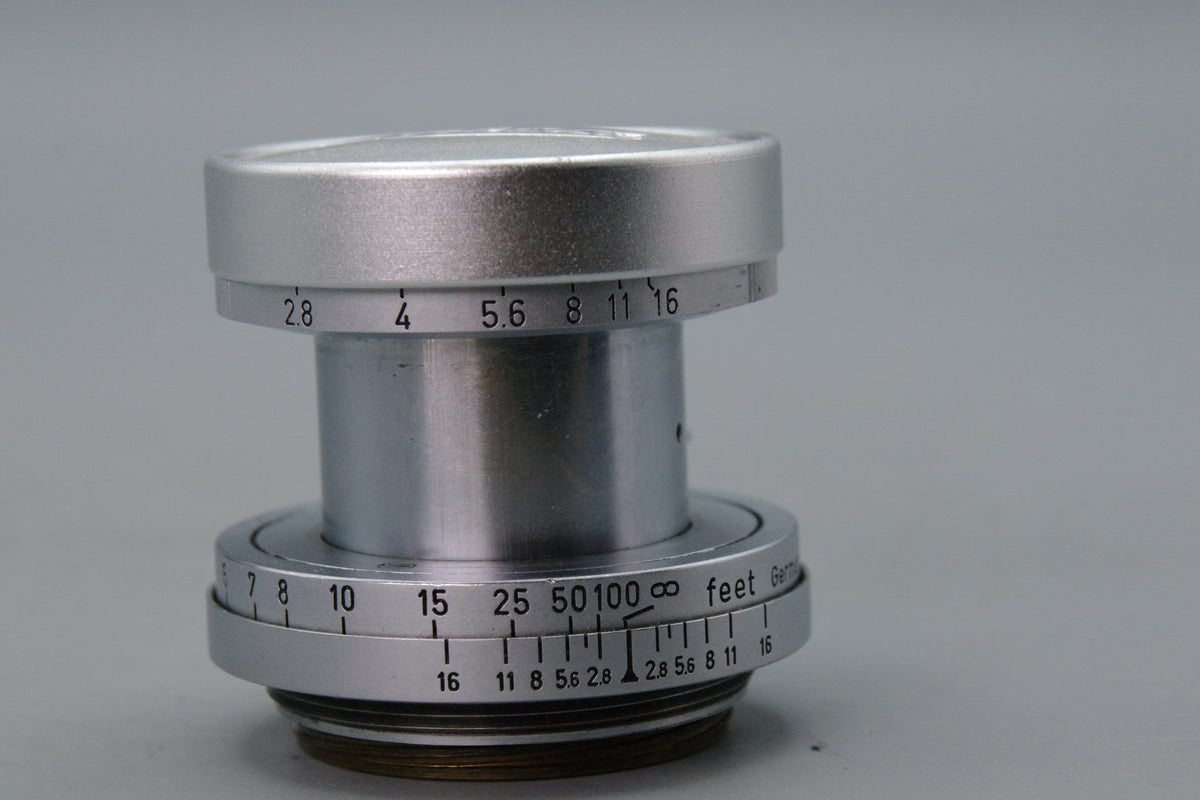 Leitz Elmar 5cm f/2.8 Lens L39 Mount Collapsible – Serviced with Front Cap