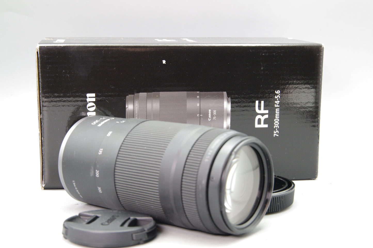 Canon RF 75‑300mm Telephoto Zoom Lens Mint Boxed