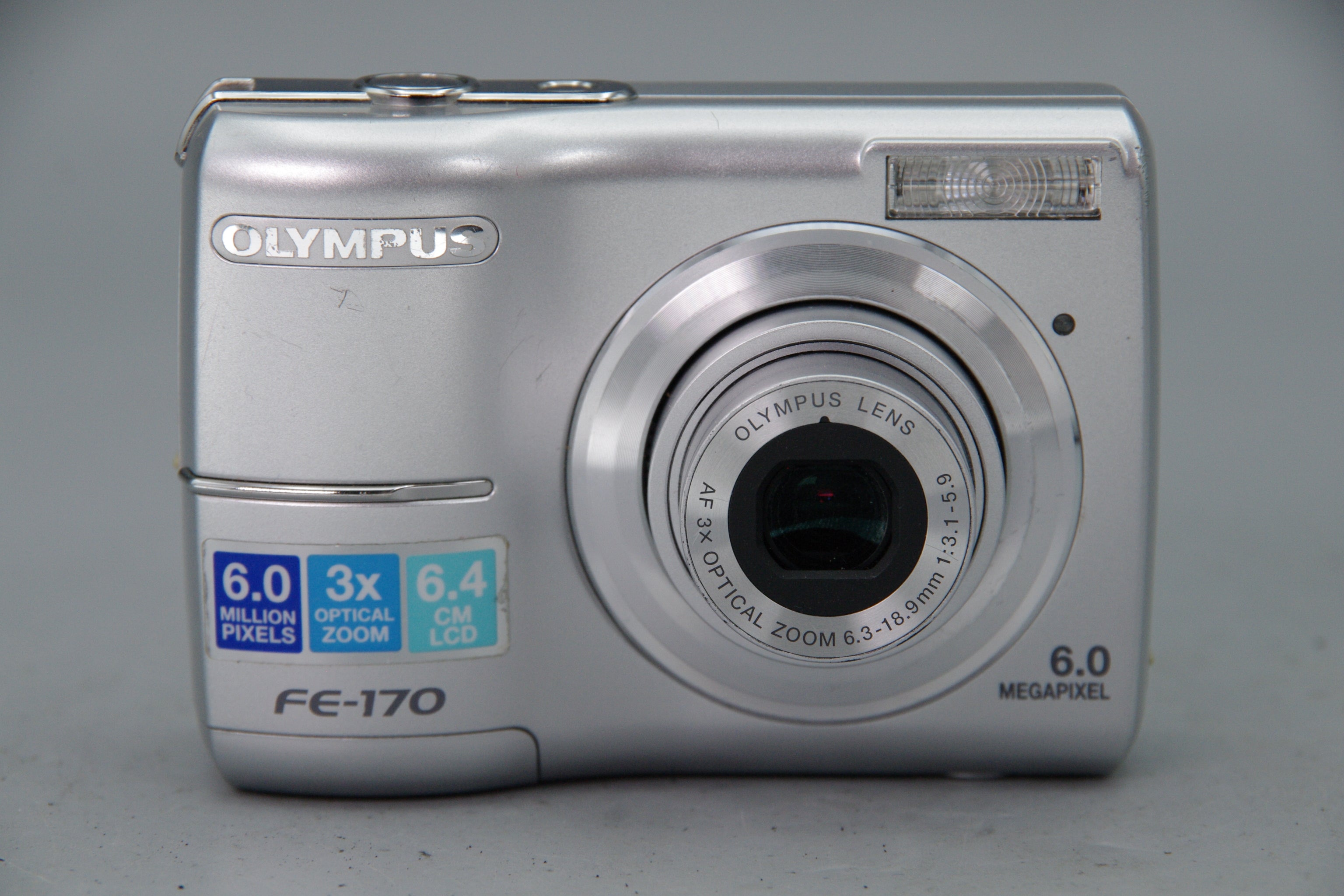 Olympus FE‑170 Digital Camera – 6MP Compact – AA Powered – VGC