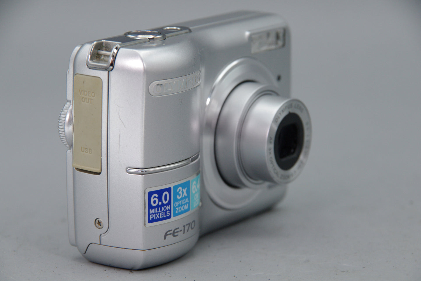 Olympus FE‑170 Digital Camera – 6MP Compact – AA Powered – VGC