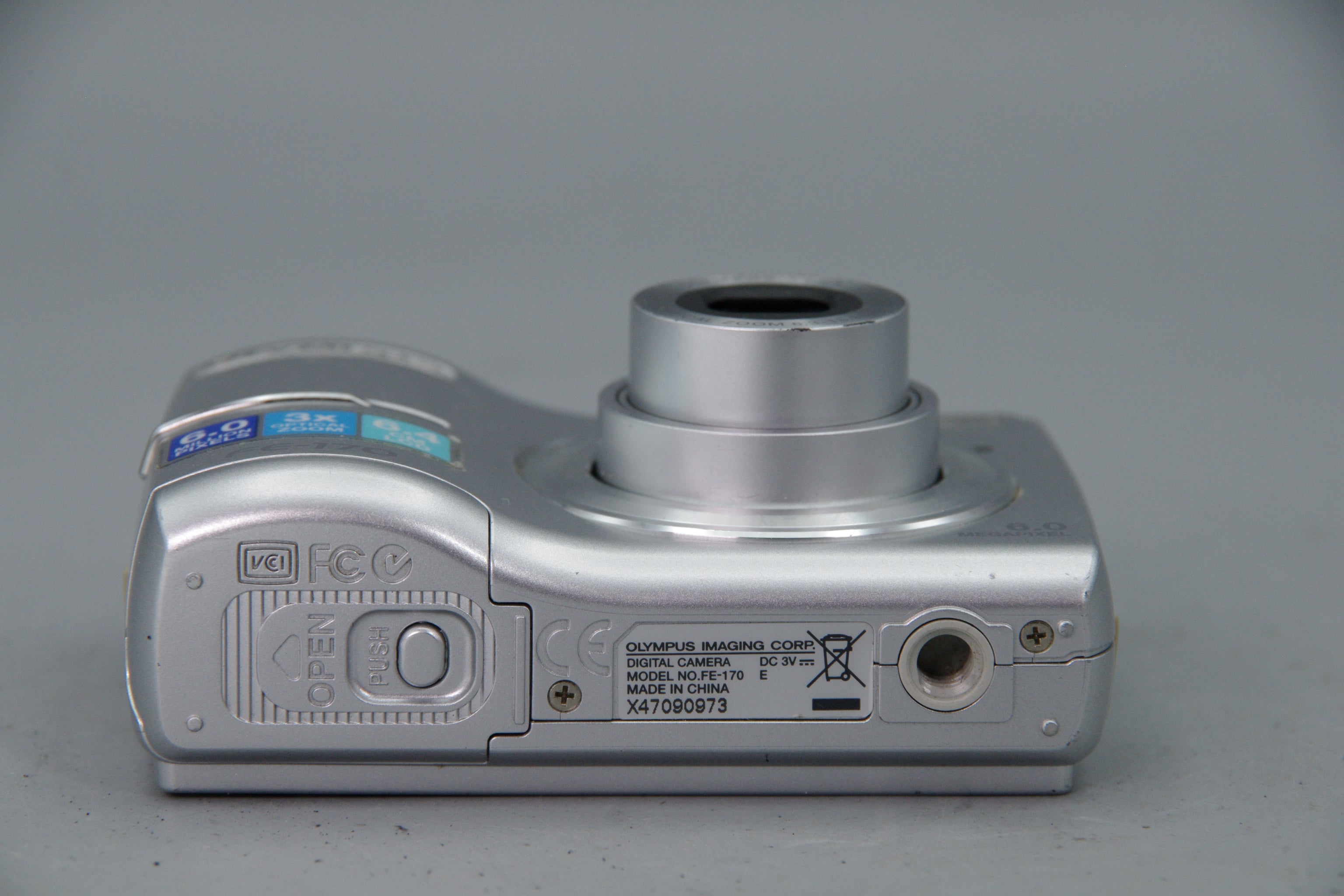 ✨動作確認済み！✨OLYMPUS FE-170 単3電池で使用可能！ Olympus FE‑170 Digital Camera – 6MP Compact – AA Powered – VGC