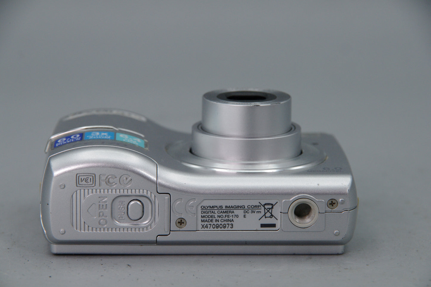Olympus FE‑170 Digital Camera – 6MP Compact – AA Powered – VGC
