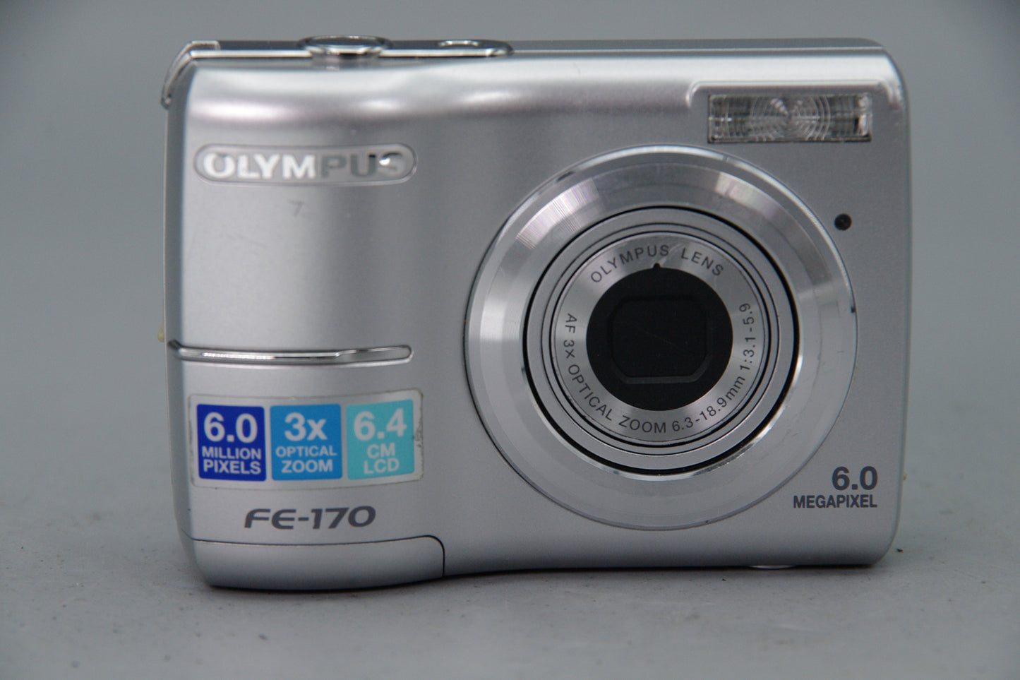 Olympus FE‑170 Digital Camera – 6MP Compact – AA Powered – VGC