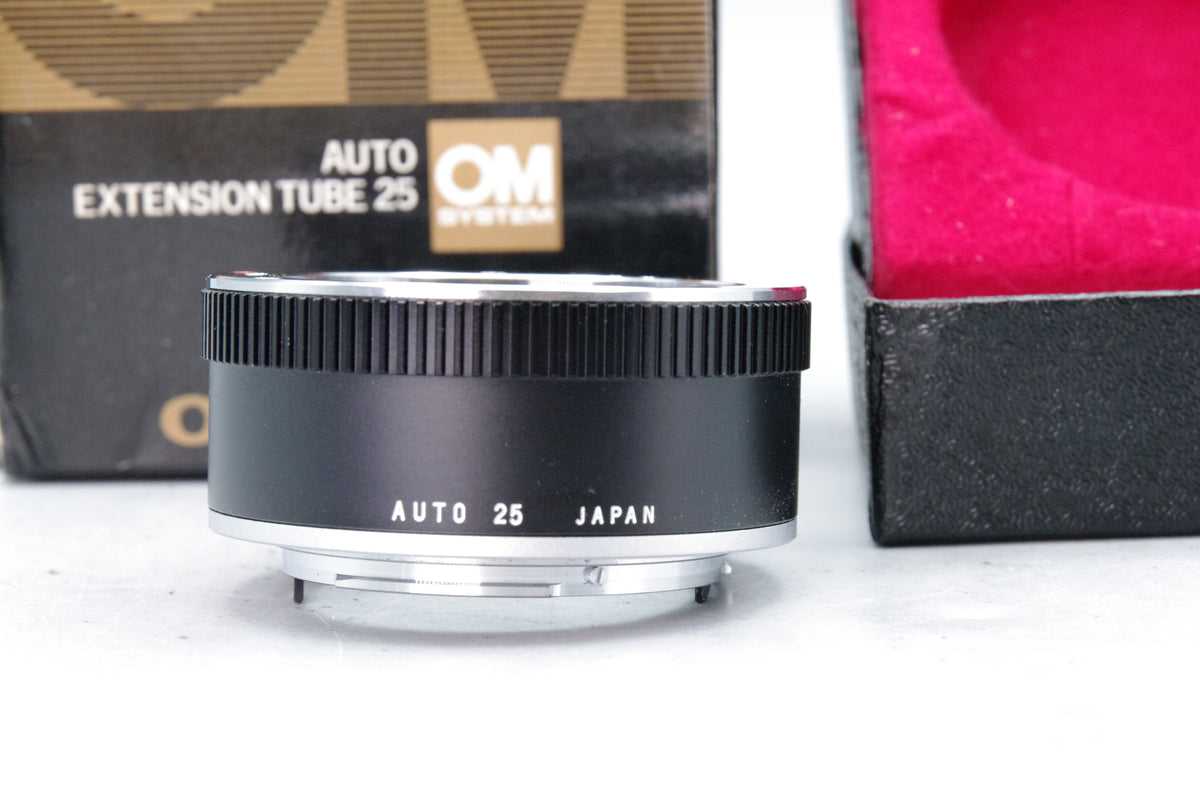 Olympus Auto 25 Extension Tube Boxed for OM System Lenses – Genuine VGC