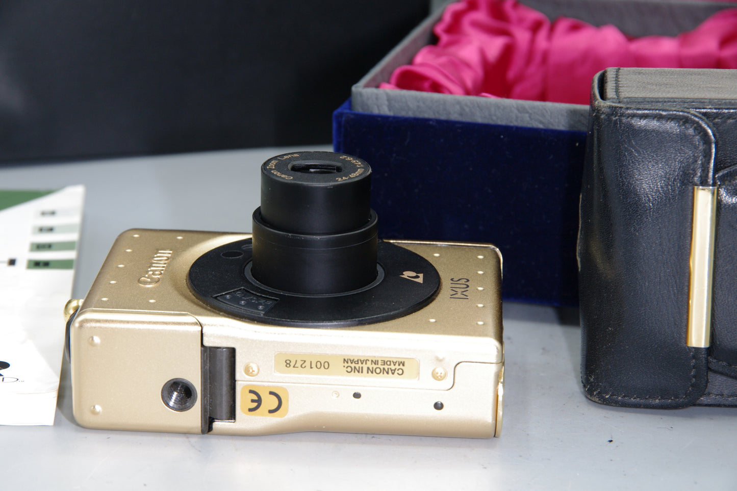 Canon Ixus IX240 Limited Edition Gold APS Camera 60th anniversary.