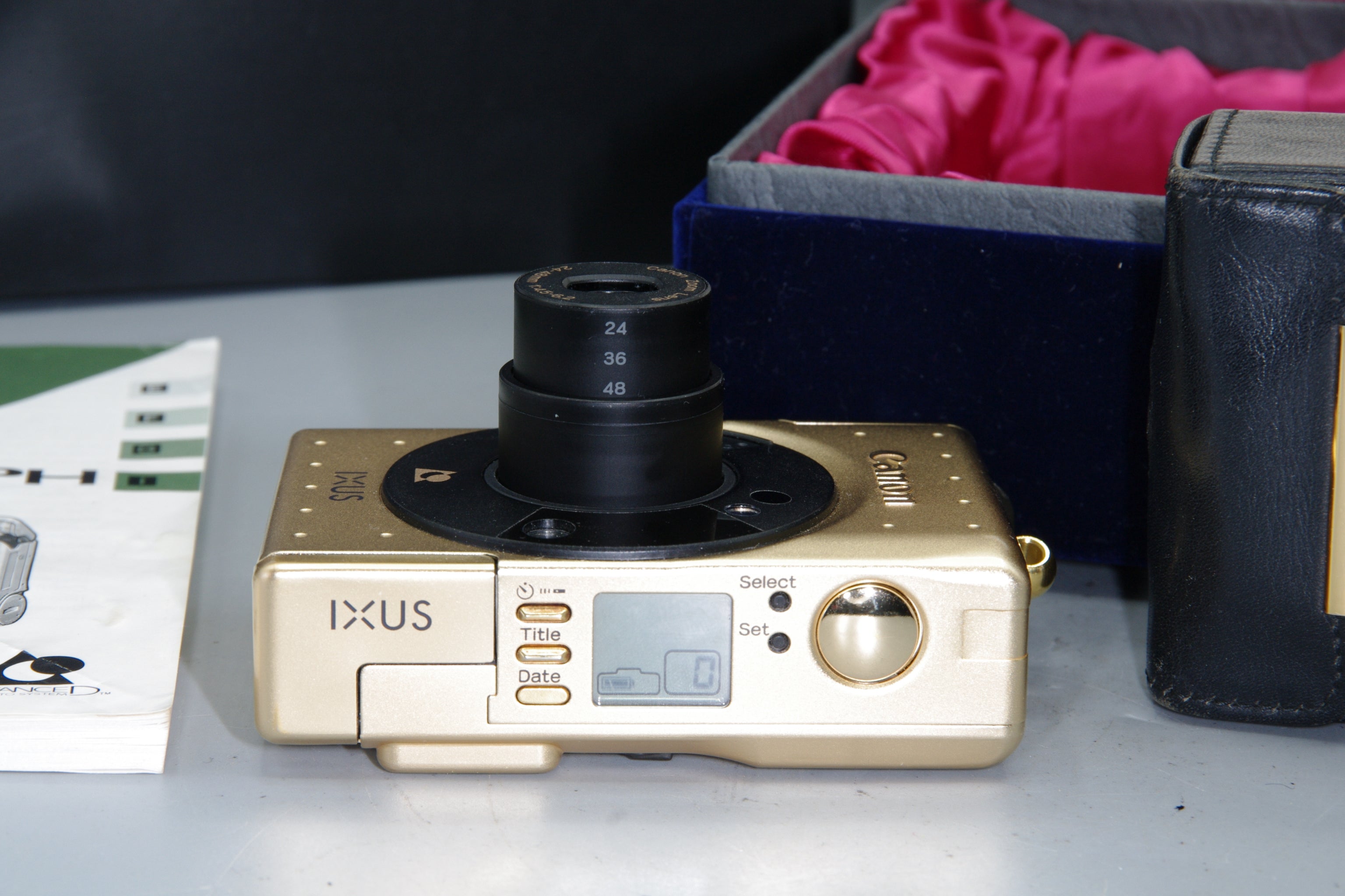 Canon Ixus IX240 Limited Edition Gold APS Camera 60th anniversary