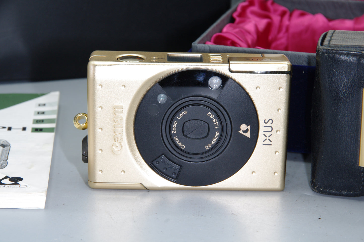 Canon Ixus IX240 Limited Edition Gold APS Camera 60th anniversary.