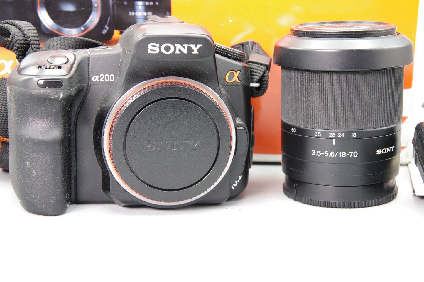 Sony A200 with 18–70mm f/3.5–5.6 Lens – Boxed - Excellent