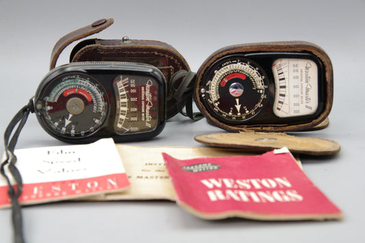 Weston Master II Lightmeter –  One Working, One Faulty – VGC