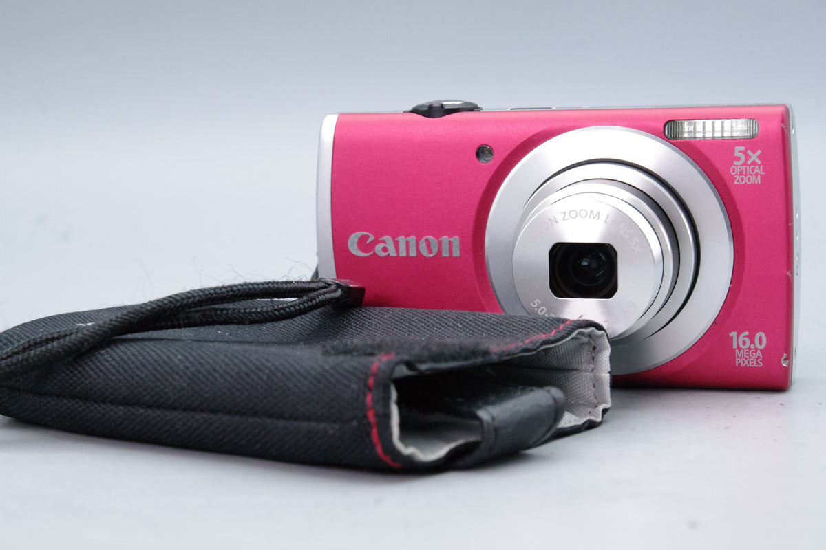 Canon PowerShot A2600 16.0MP Digital Camera Pink Kit Excellent
