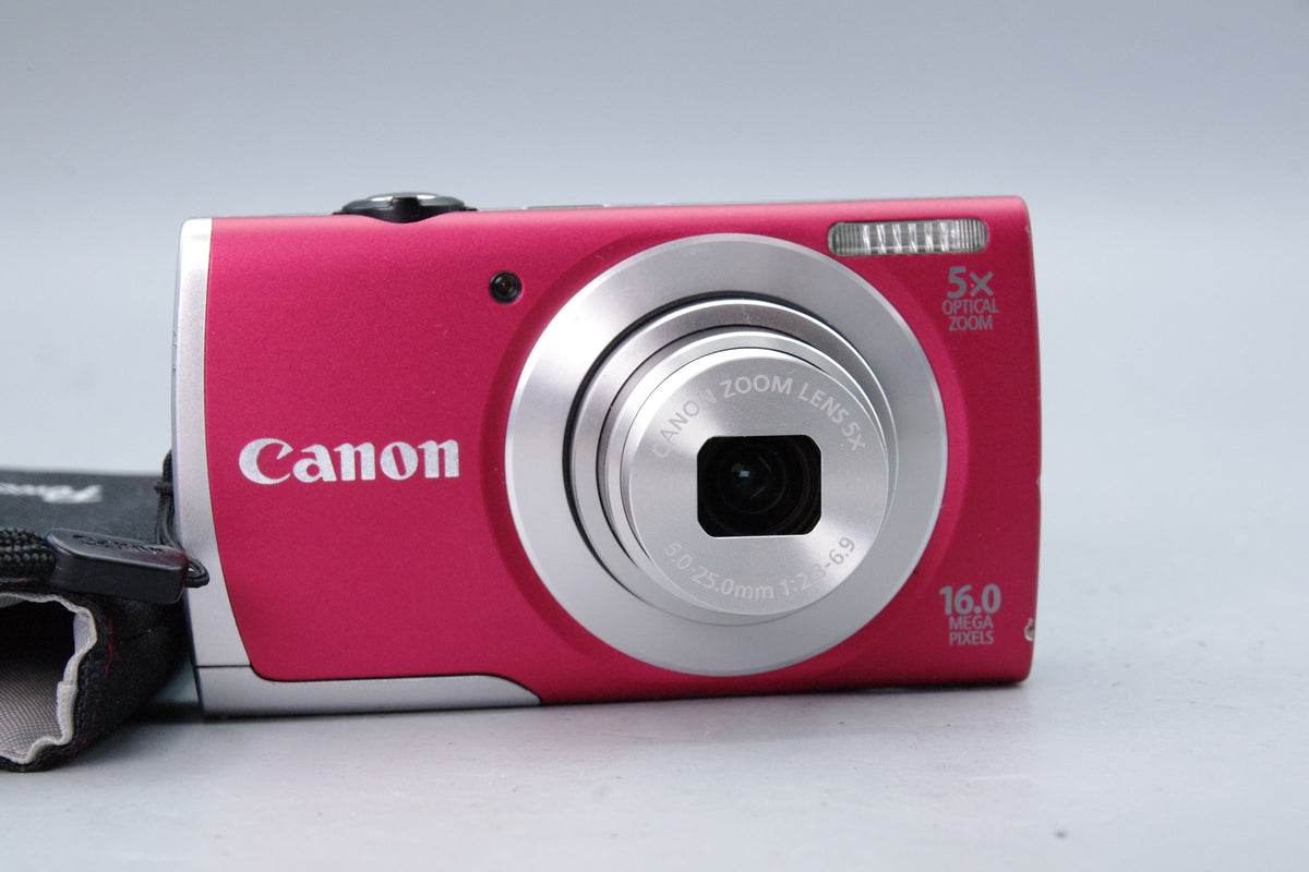 Canon PowerShot A2600 16.0MP Digital Camera Pink Kit Excellent