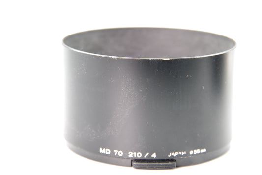 Minolta MD 70–210mm F4 Lens Hood – Original Clip‑On Type – VGC