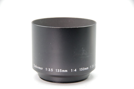 Asahi Takumar Lens Hood – 49mm Screw‑In – 135/3.5, 150/4, 200/5.6 – VGC