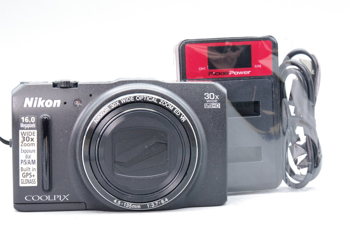 Nikon Coolpix S9700 16.0MP Digital Camera Kit with Charger - Excellent