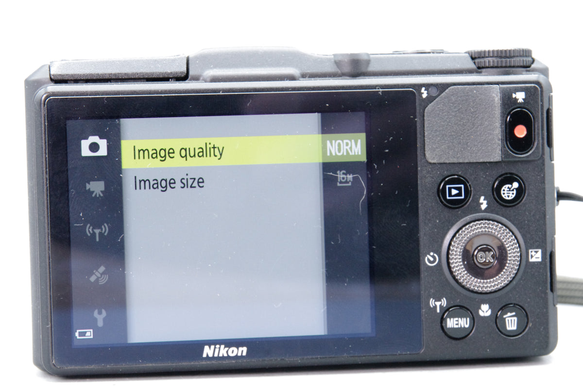 Nikon Coolpix S9700 16.0MP Digital Camera Kit with Charger - Excellent