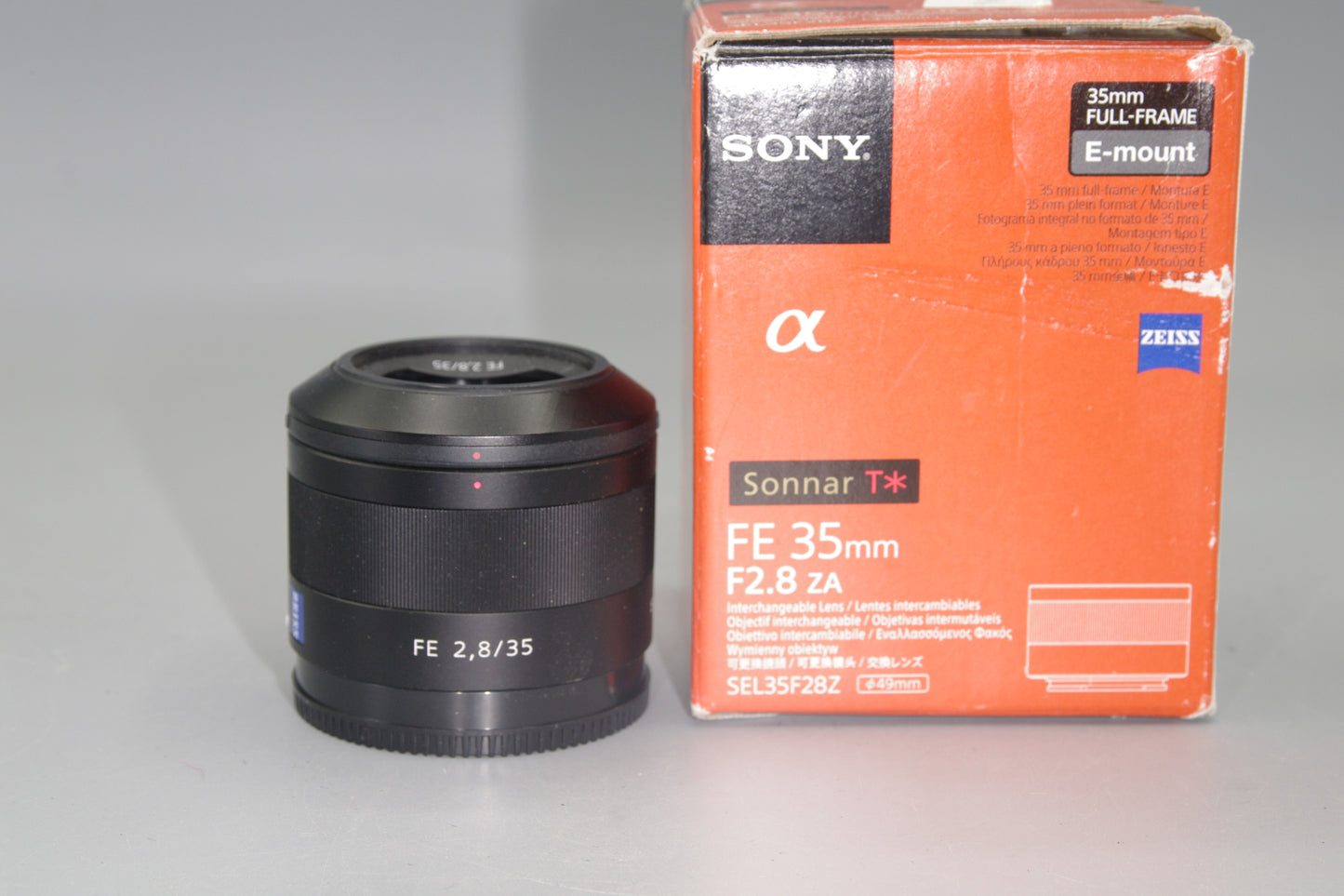 Sony SEL35F28Z 35mm F2.8 ZA E-Mount Lens - Boxed