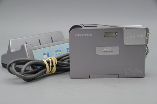 Olympus Camedia AZ-1 3.2MP Digital Camera with Battery and Dock
