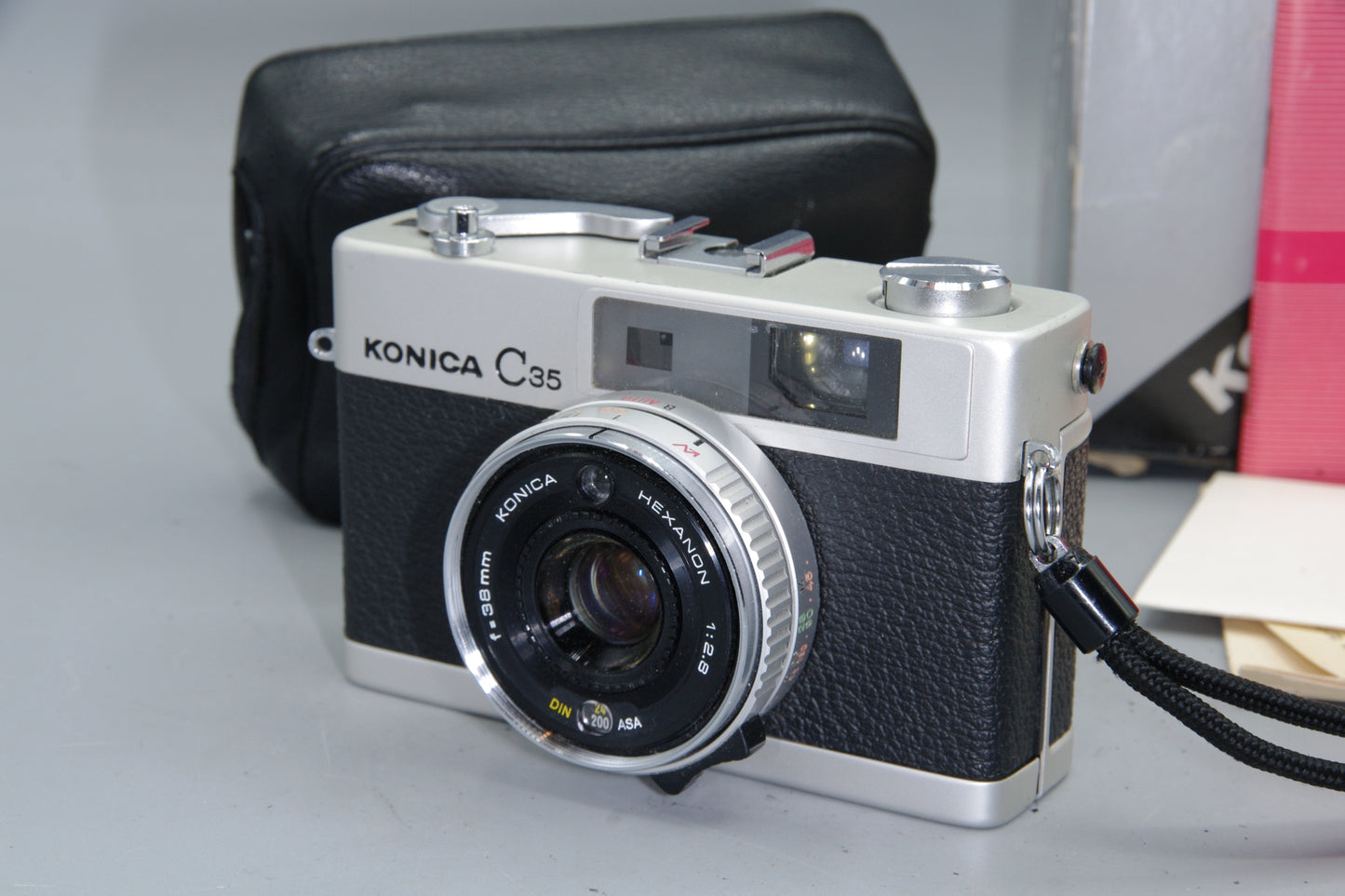 Konica C35 35mm Rangefinder Camera – Boxed, Excellent Condition with Case