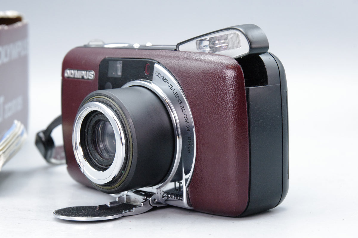 Olympus LT Zoom 105 35mm Point and Shoot Film Camera with Box - Excellent