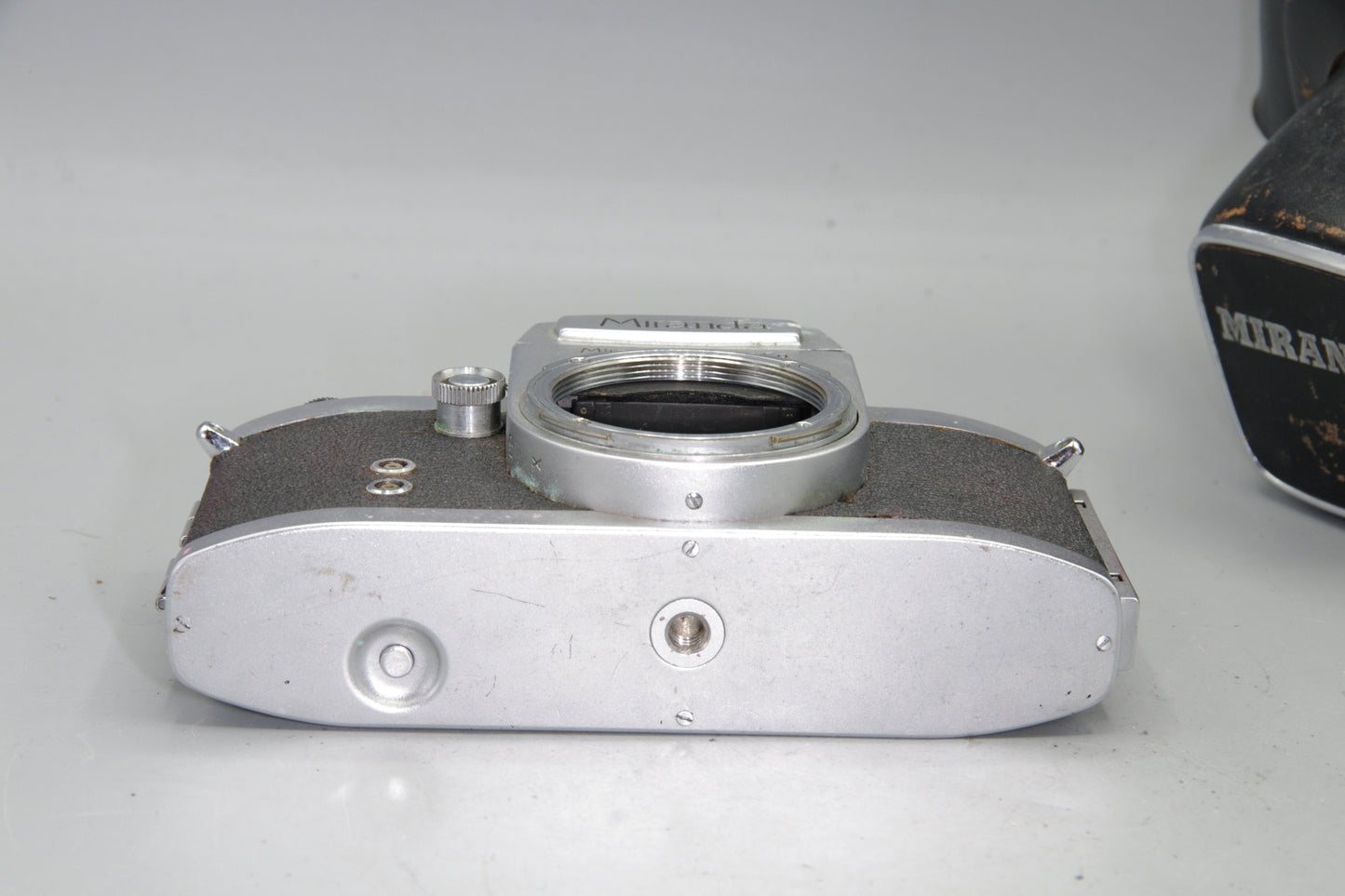 Miranda D 35mm SLR Camera with Case – For Repair, Shutter Speeds Slow