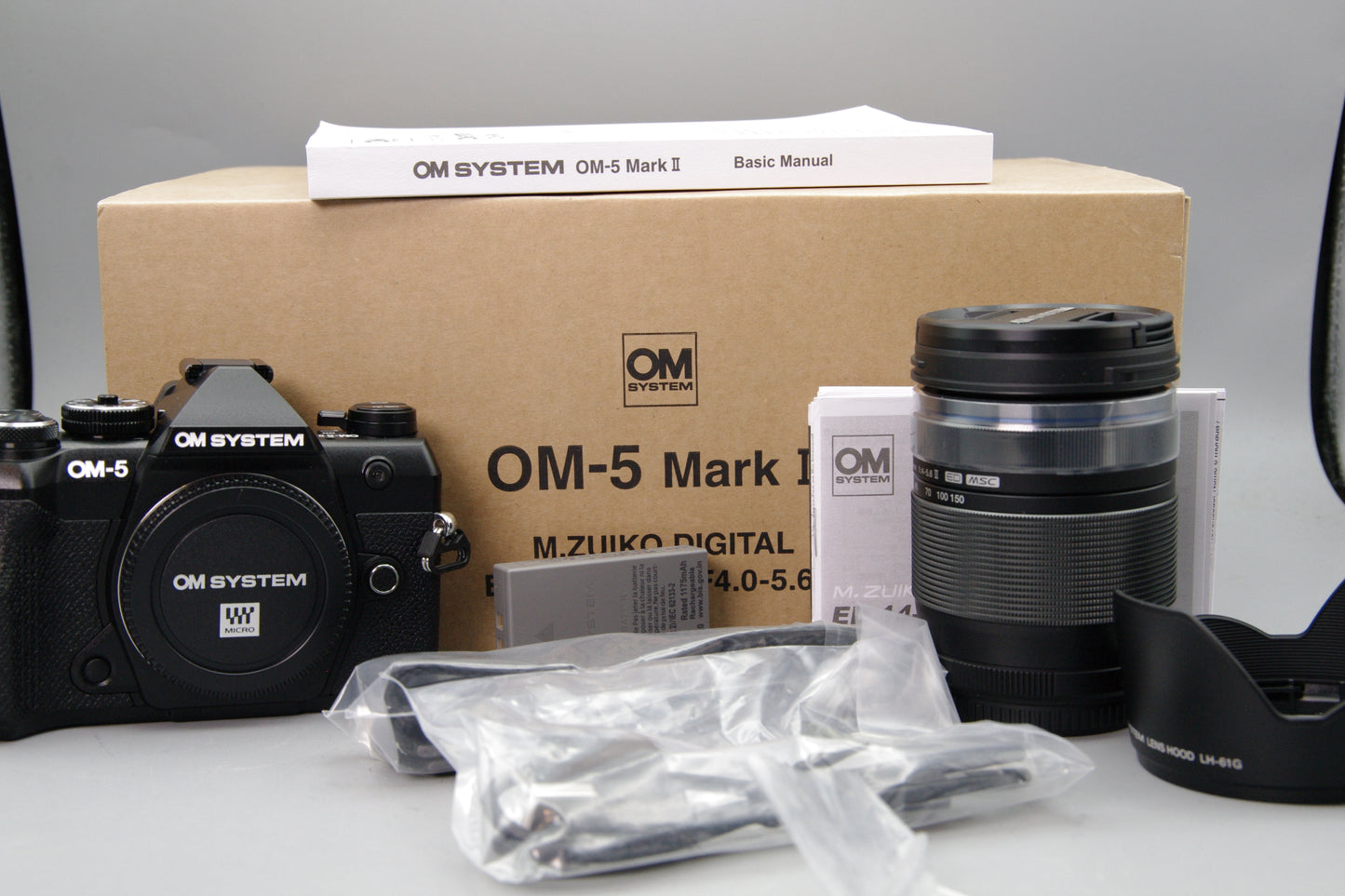 Olympus OM‑5 Mark II Black + 14‑150mm Lens – New in Box – Unused