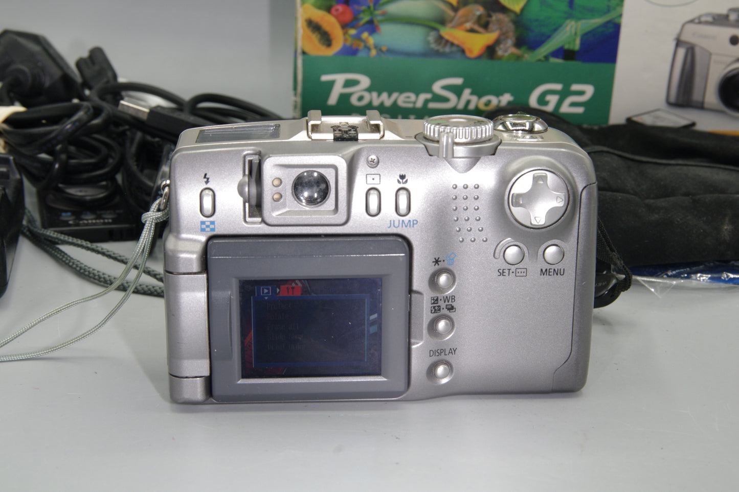 Canon PowerShot G2 4MP Digital Camera Boxed + Charger + Case