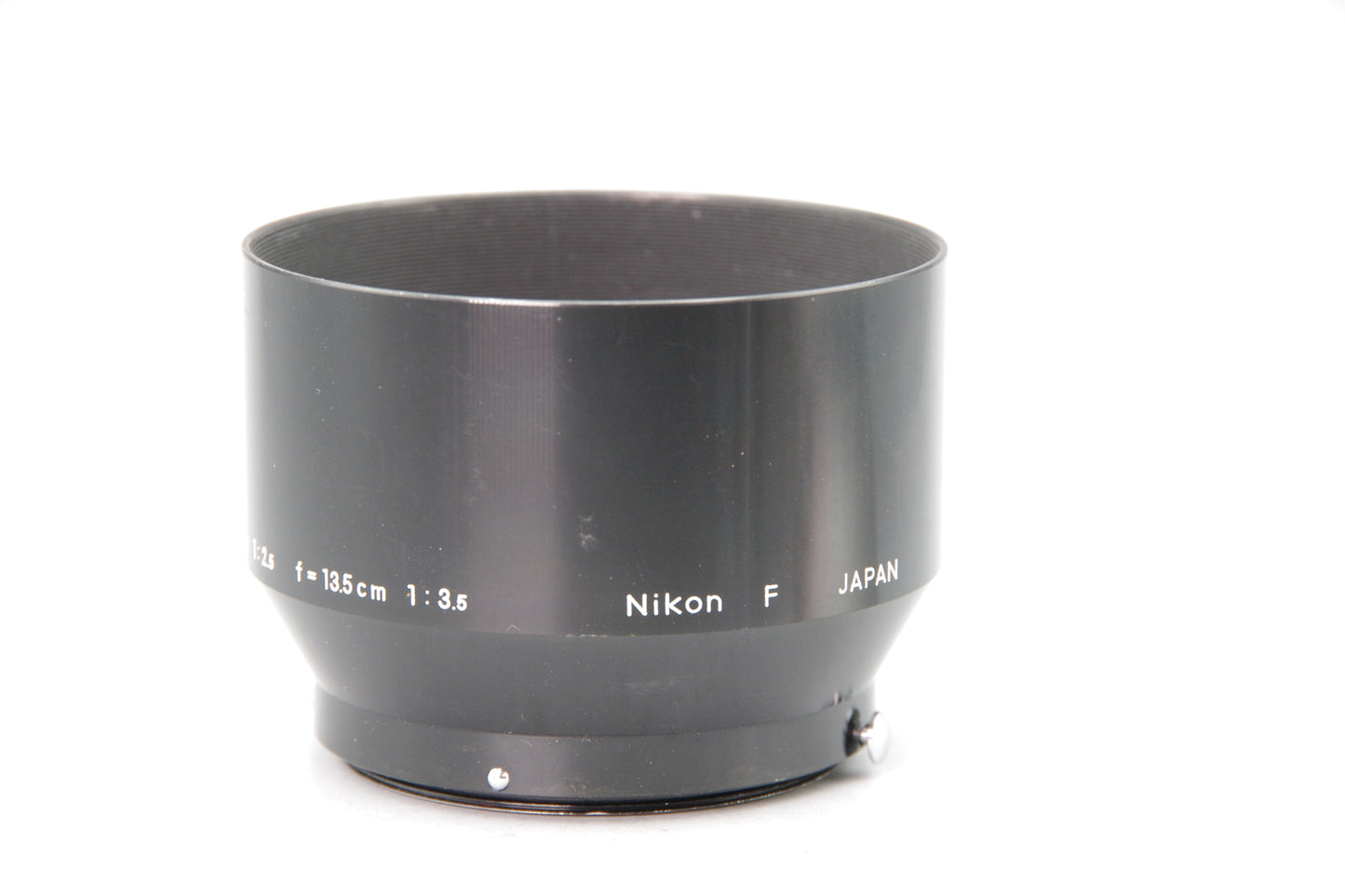 Genuine Nikon Metal Lens Hood for Nikkor 11.5cm f/3.5 10.5cm f/2.5 – VGC