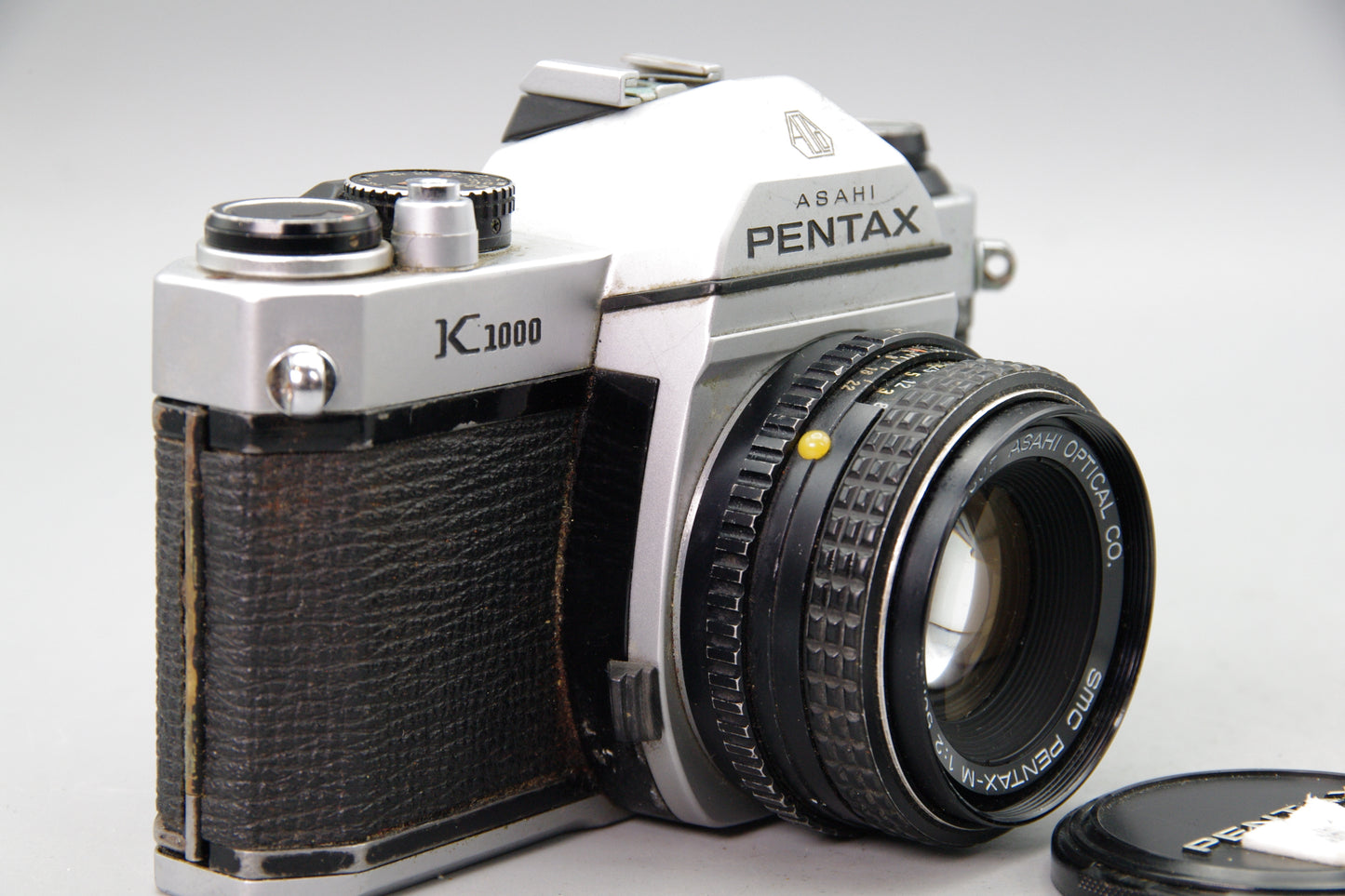 Pentax K1000 35mm SLR Camera with Pentax-M 50mm f/2 Lens + Battery