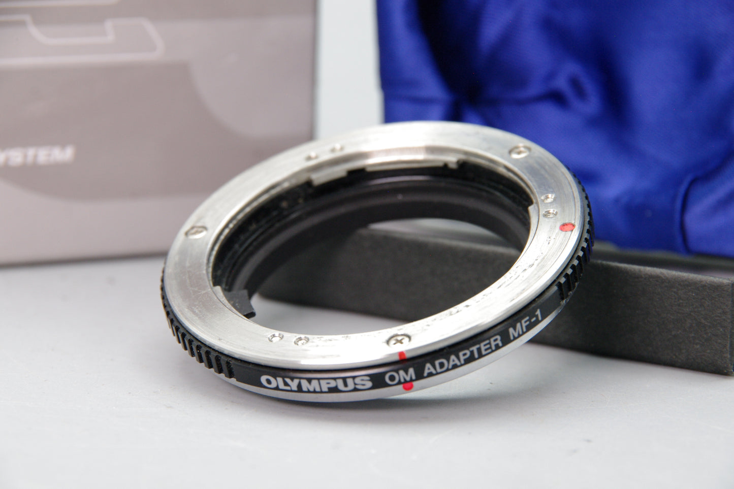 Olympus MF‑1 OM Adapter Boxed for Four Thirds DSLR Cameras – Genuine