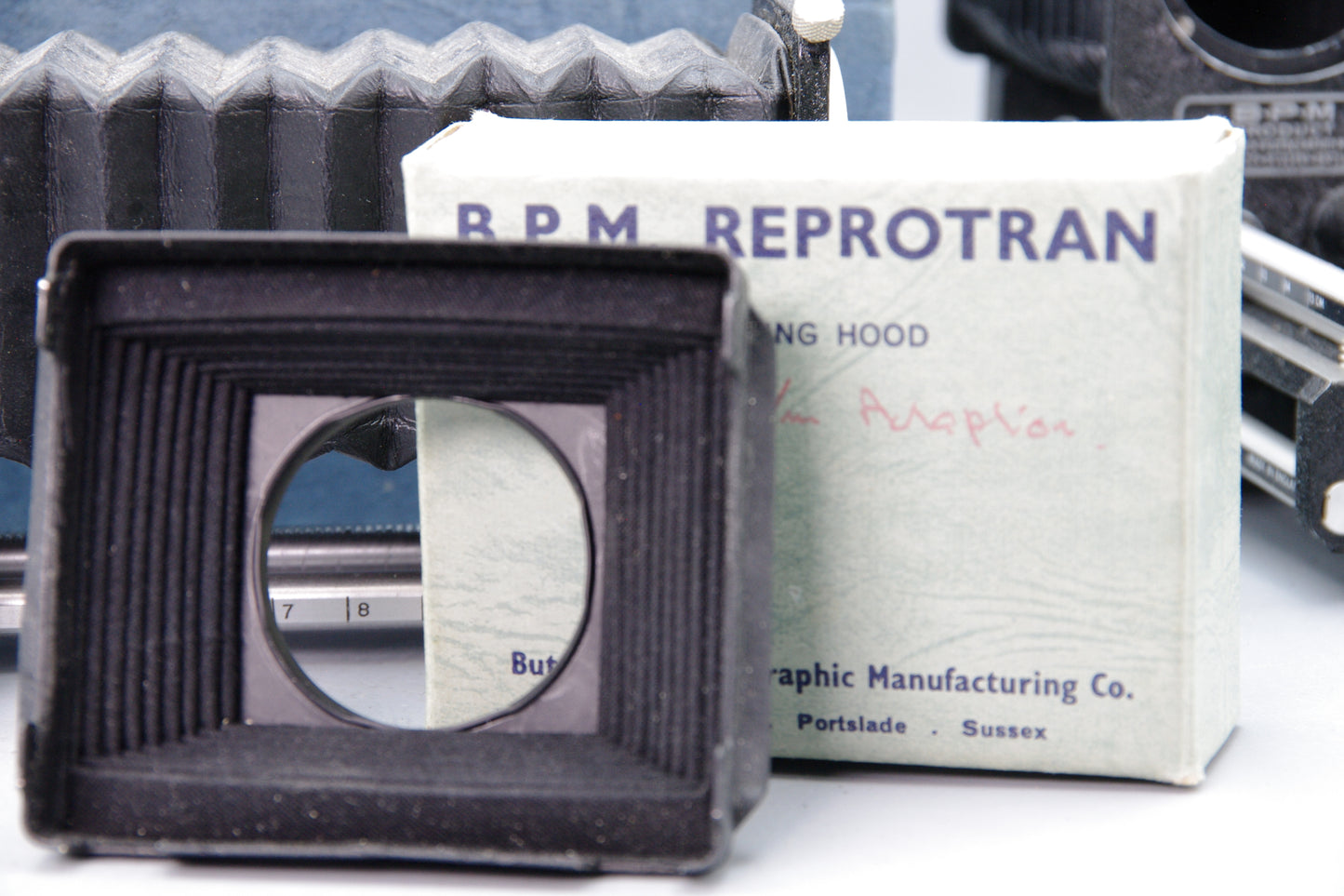 B.P.M Universal Bellows Unit with Copy Attachment, Mounts and Accessories – VGC