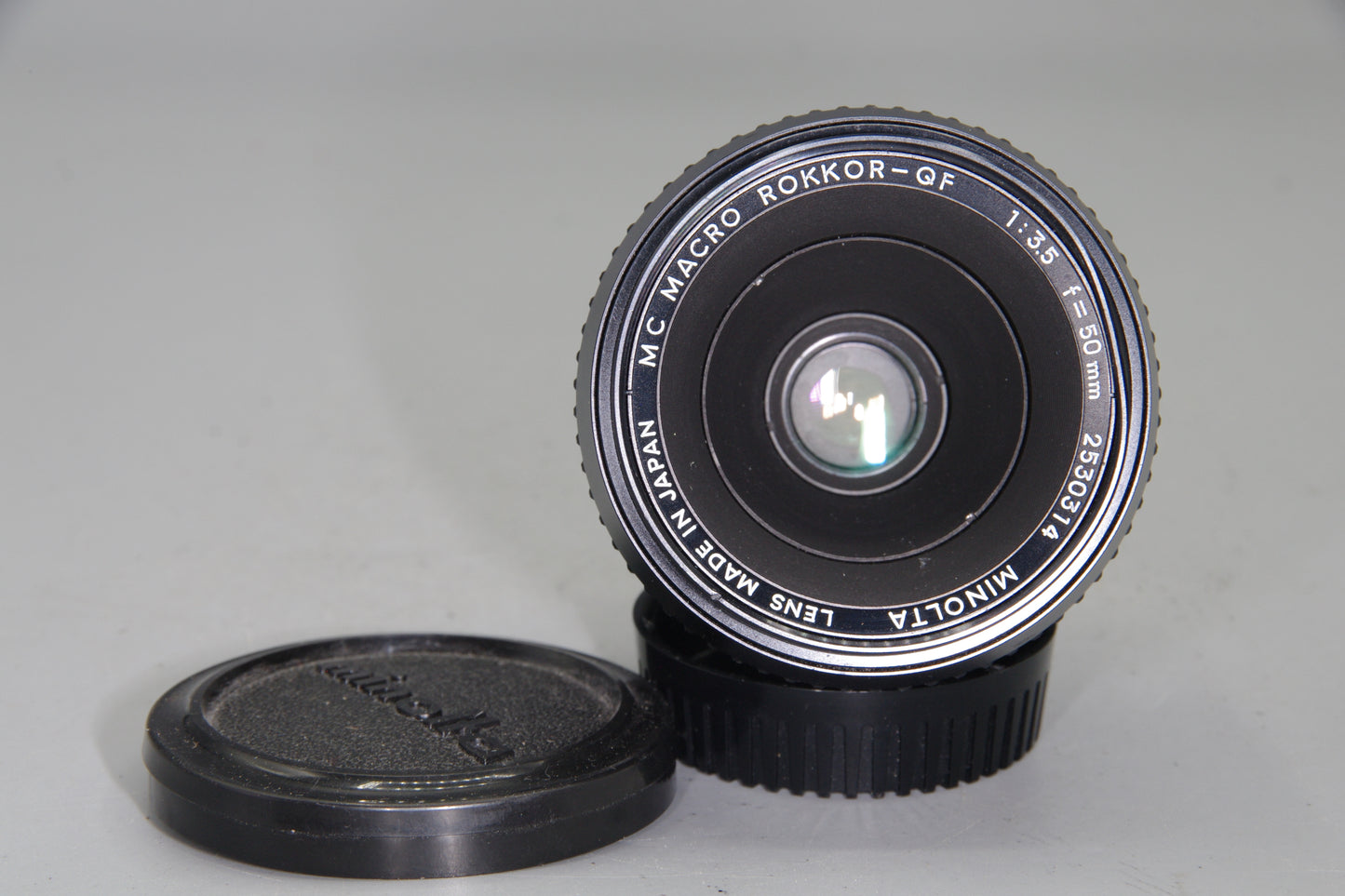 Minolta MC Macro Rokkor-QF 50mm f/3.5 Lens – Very Good Condition