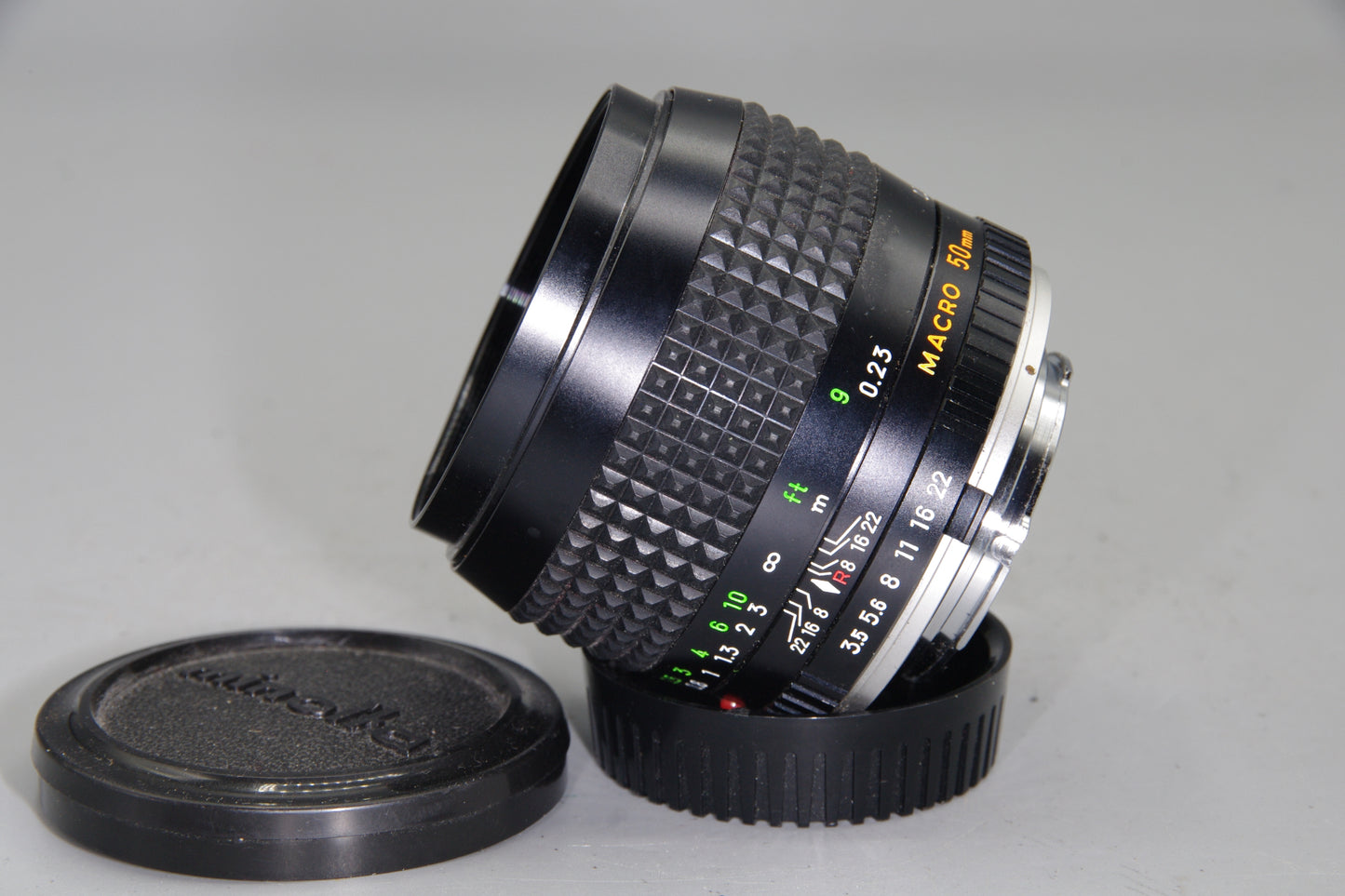 Minolta MC Macro Rokkor-QF 50mm f/3.5 Lens – Very Good Condition