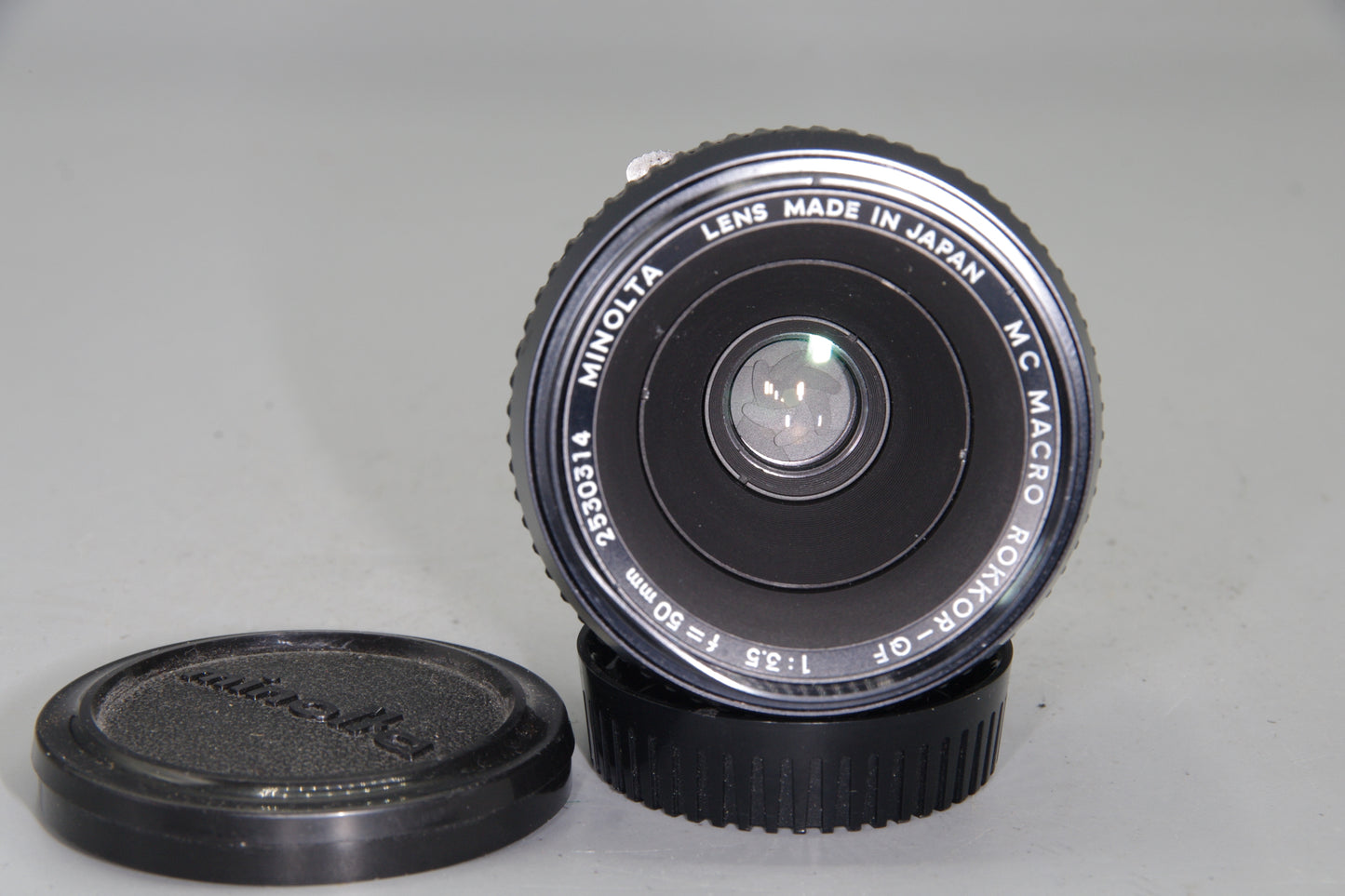 Minolta MC Macro Rokkor-QF 50mm f/3.5 Lens – Very Good Condition