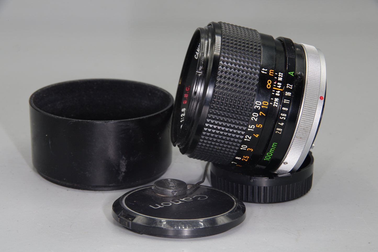 Canon FD 100mm f/2.8 S.S.C. Lens – Excellent Condition