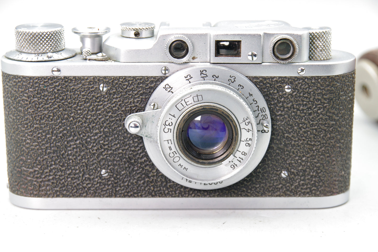 FED‑1g 35mm Rangefinder with FED 50mm f/3.5 Lens and Case – Very Good