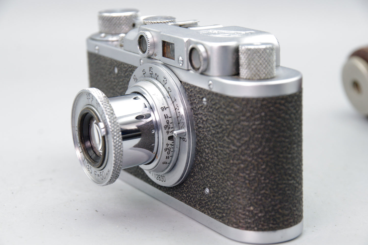 FED‑1g 35mm Rangefinder with FED 50mm f/3.5 Lens and Case – Very Good