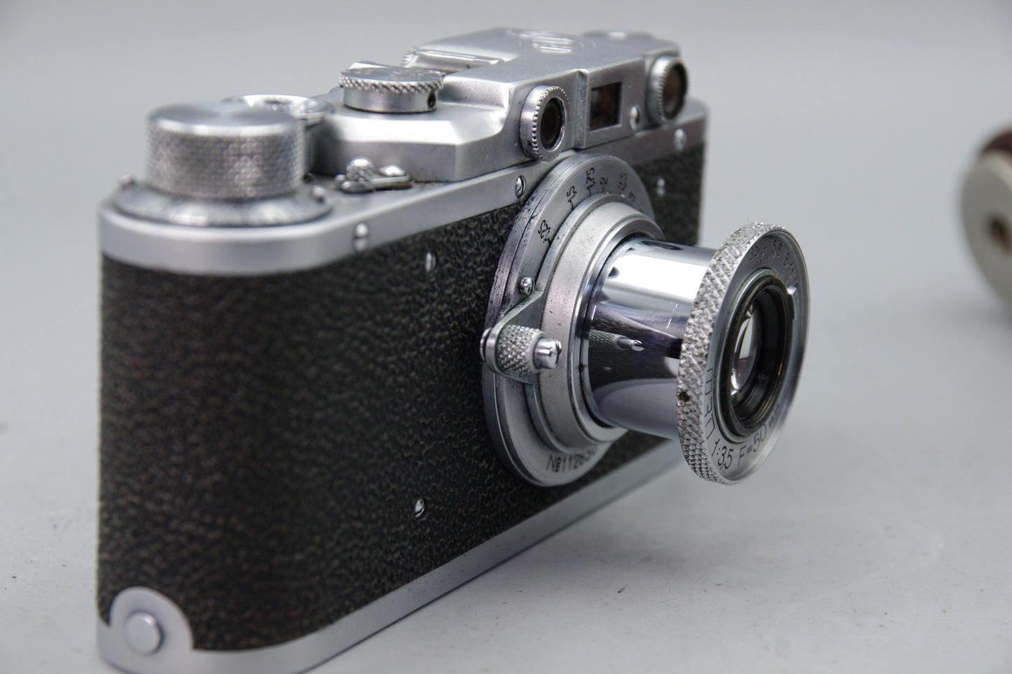 FED‑1g 35mm Rangefinder with FED 50mm f/3.5 Lens and Case – Very Good