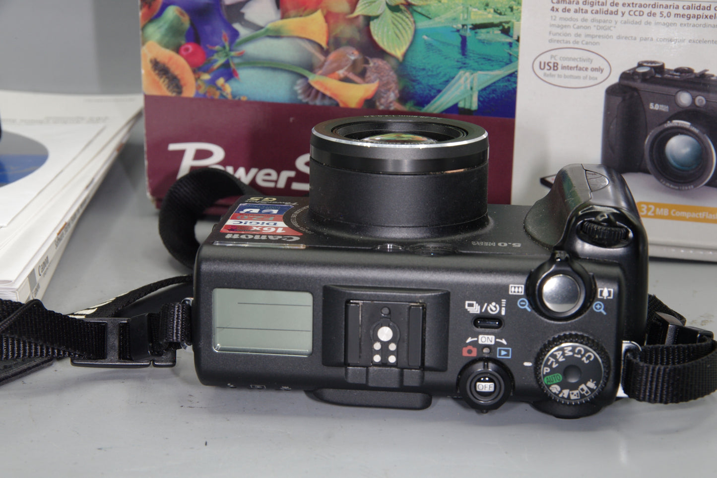 Canon Powershot G5 5MP Digital Camera - Boxed with instructions and charger