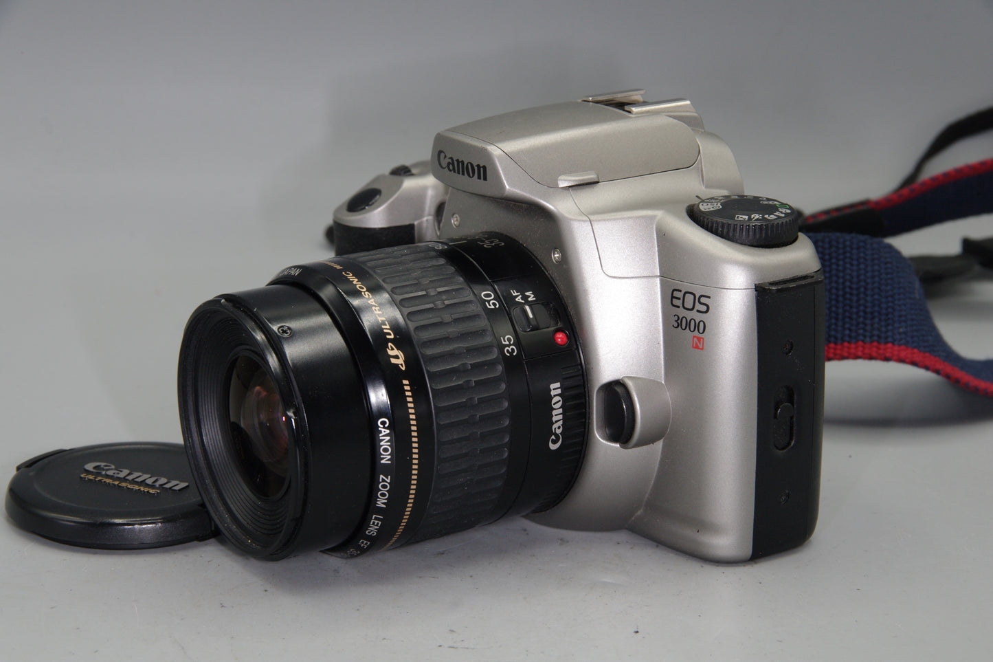 Canon EOS 3000N 35mm Film SLR + EF 35–80mm Lens – VGC – Autofocus – Tested