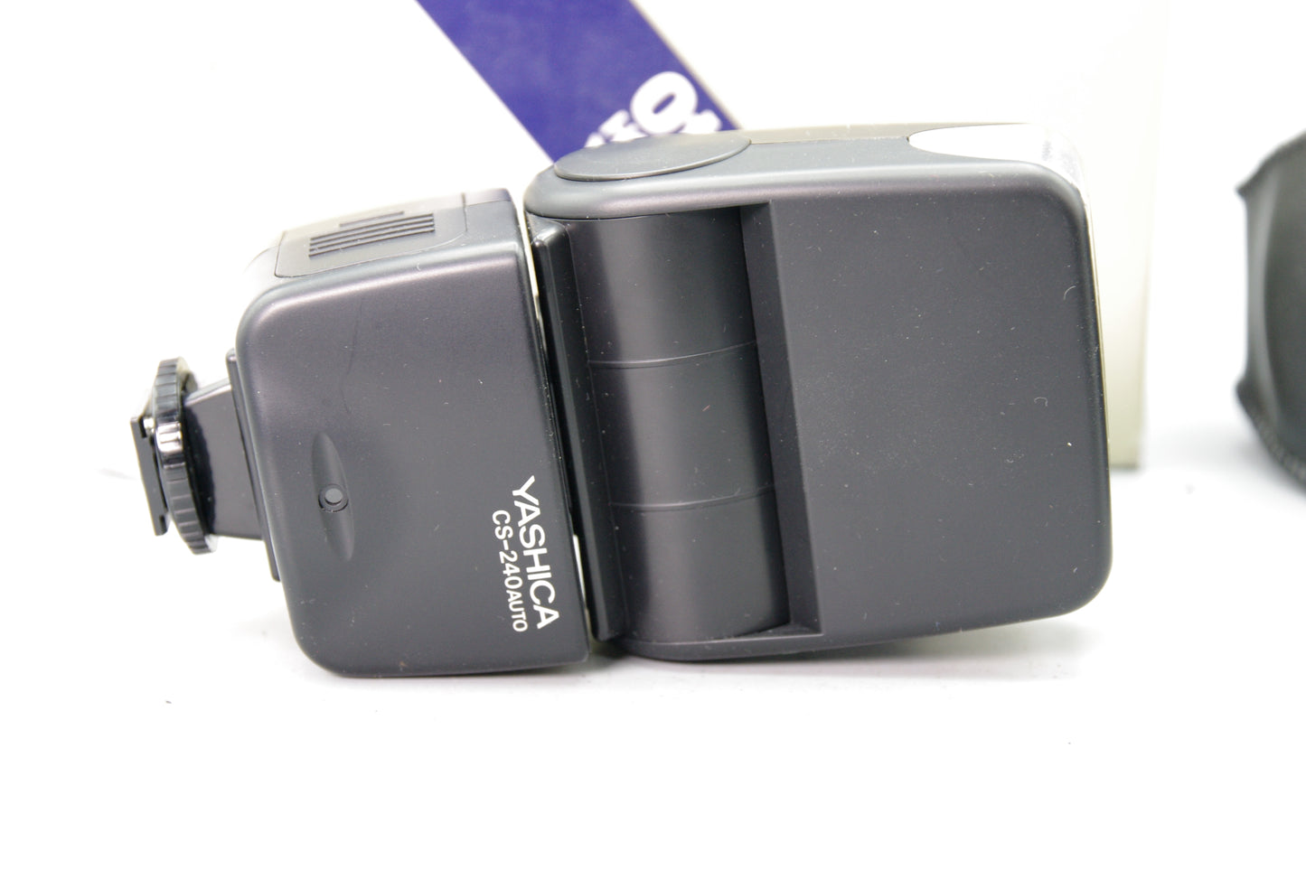 Yashica CS‑240 Auto Flash Boxed with Case and Foot – Very Good