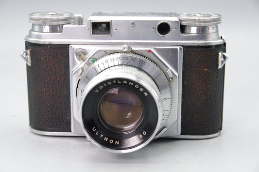 Voigtlander Prominent 35mm Rangefinder Camera + 50mm F2 Ultron Lens Tested