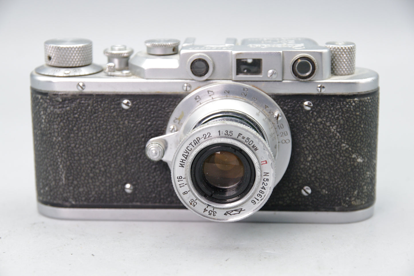 Zorki 1 Rangefinder Camera 1951 + Industar-22 50mm f/3.5 Lens – USSR Leica