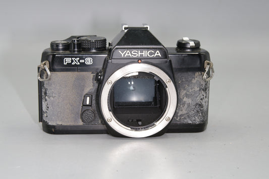 Yashica FX-3 35mm SLR with New Batteries