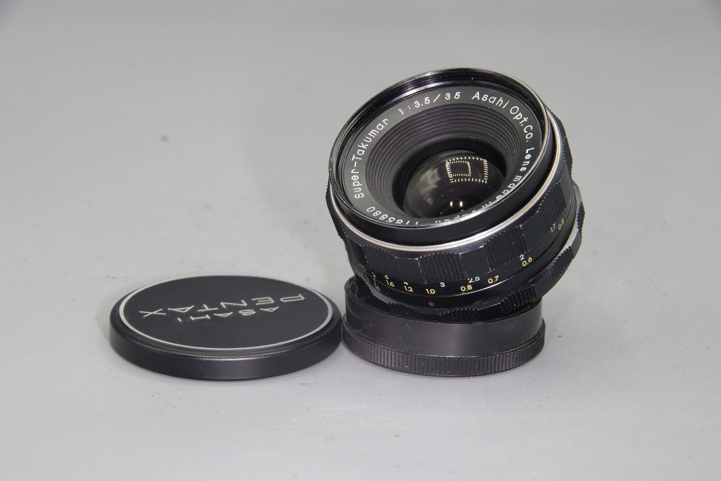 Asahi Super-Takumar 35mm F3.5 M42 Mount Lens with Caps – Excellent