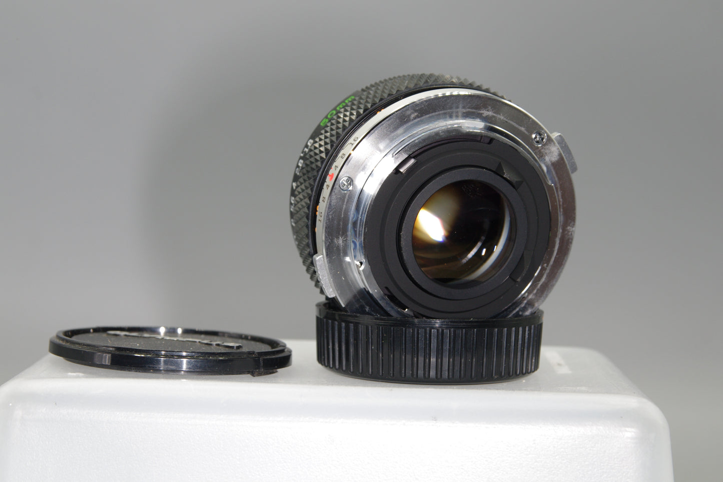 Olympus OM Zuiko Auto‑S 50mm F/1.8 – Olympus OM Mount – Boxed – Excellent