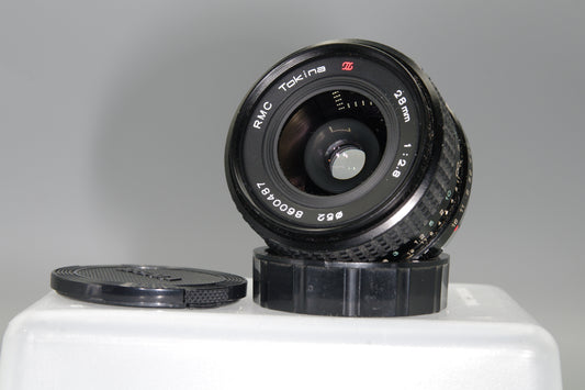 Tokina 28mm F/2.8 Lens -  OM Mount - Excellent Condition