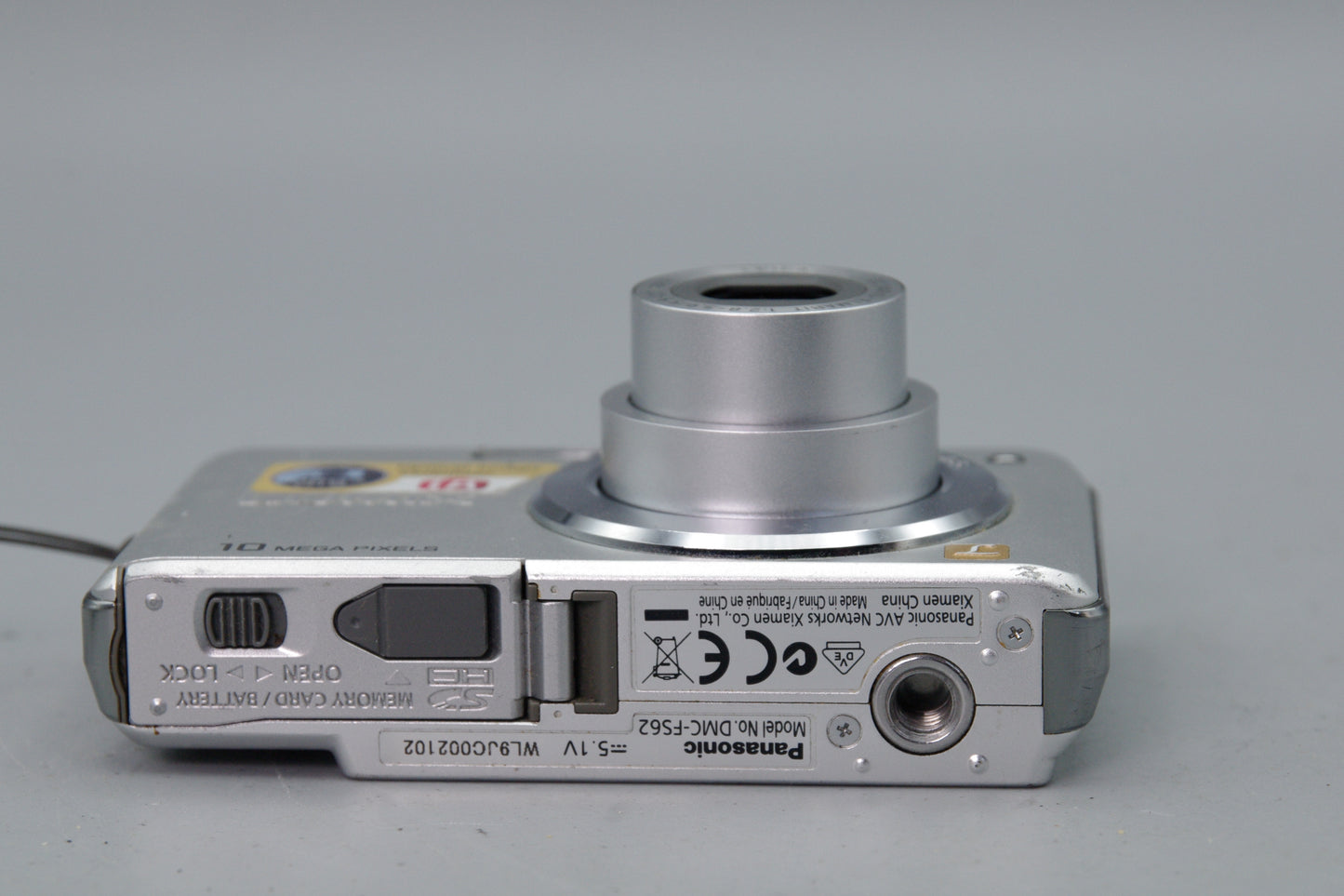 Panasonic Lumix FS62 Digital Camera – 10MP Compact – Tested, Very Good