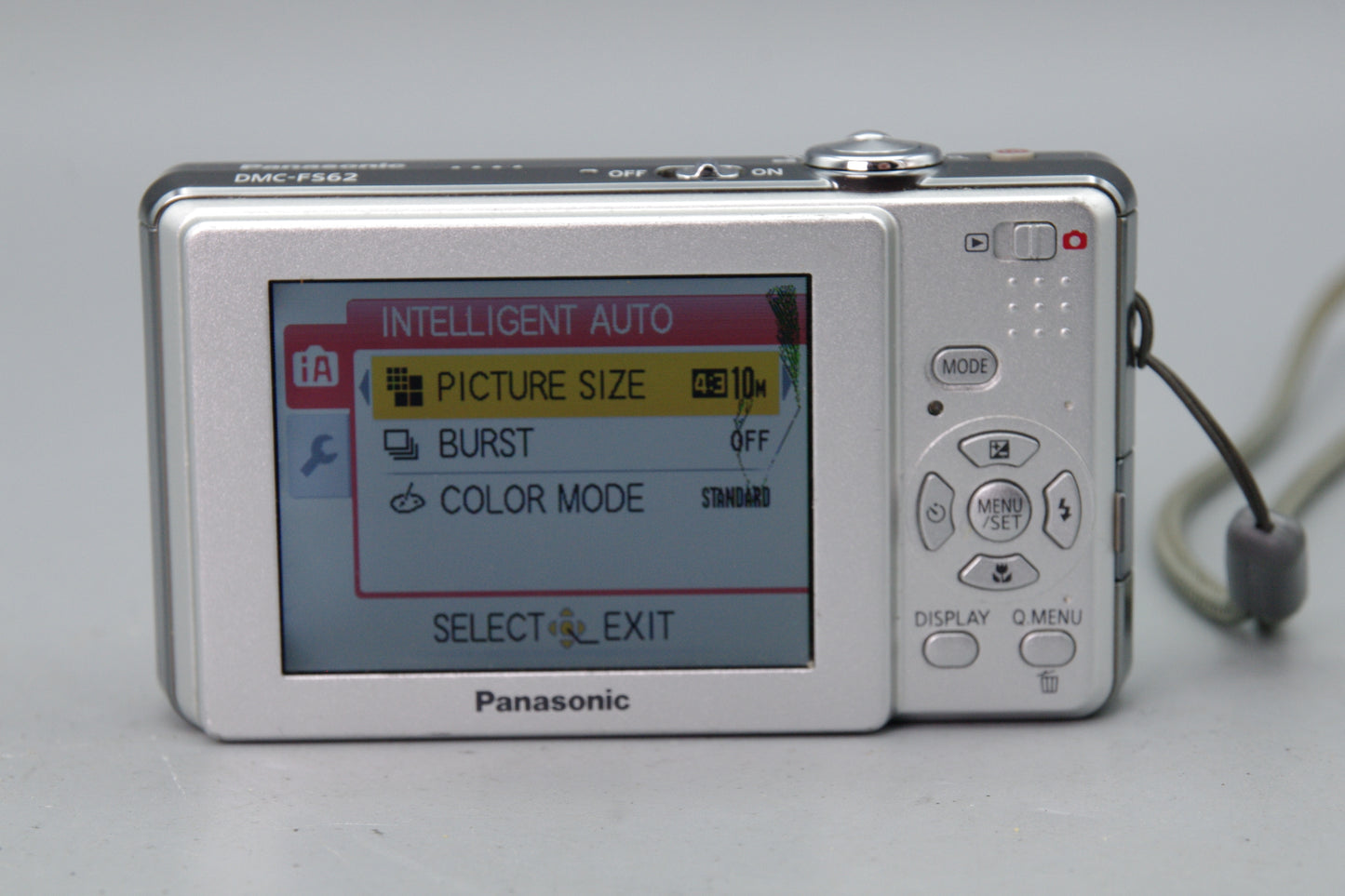 Panasonic Lumix FS62 Digital Camera – 10MP Compact – Tested, Very Good